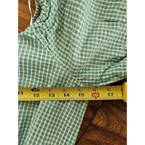 Draper James Green Gingham Dress Women's Size S Cottagecore - Picture 4 of 7